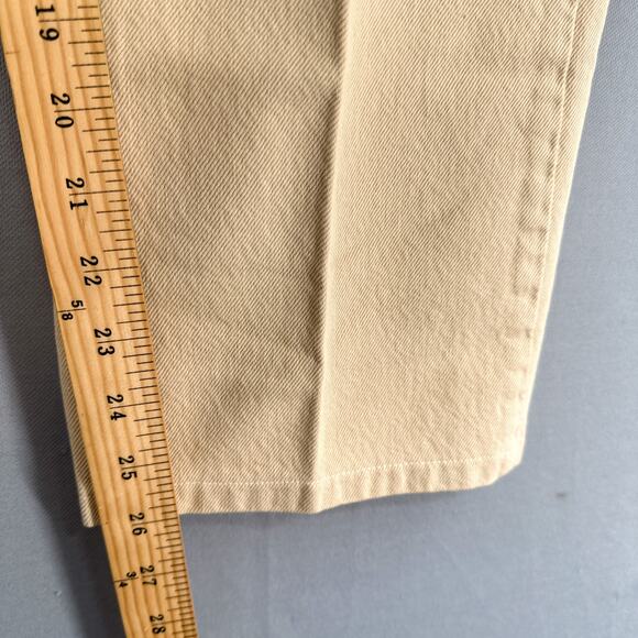 Levi's 505 Jeans Mens 34x26 Regular Fit Straight Tan Brown Red Tab Retro 90s Y2K - Picture 13 of 16